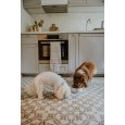 Miska ceramiczna spowalniająca jedzenie dla psa niebieska duża Miska ceramiczna spowalniająca jedzenie dla psa niebieska duża