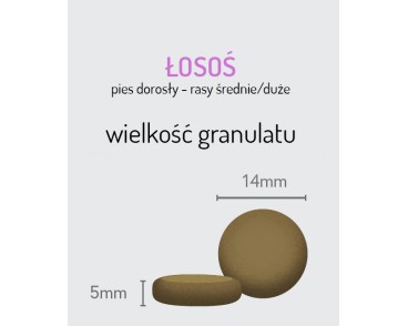 Sucha karma dla psa łosoś z pstrągiem i szparagami 2 kg