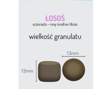 Sucha karma dla szczeniąt łosoś z batatami i warzywami