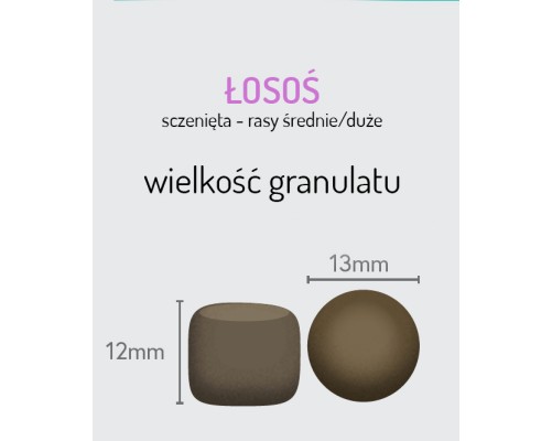 Sucha karma dla szczeniąt łosoś z batatami i warzywami