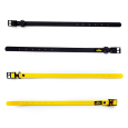 Wodoodporna obroża mocna biothane dla psa czarna 50-60 cm Wodoodporna obroża mocna biothane dla psa czarna 50-60 cm