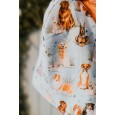 Czapka dla miłośników psów/ Czapka psiarza niebieska Czapka dla miłośników psów/ Czapka psiarza niebieska