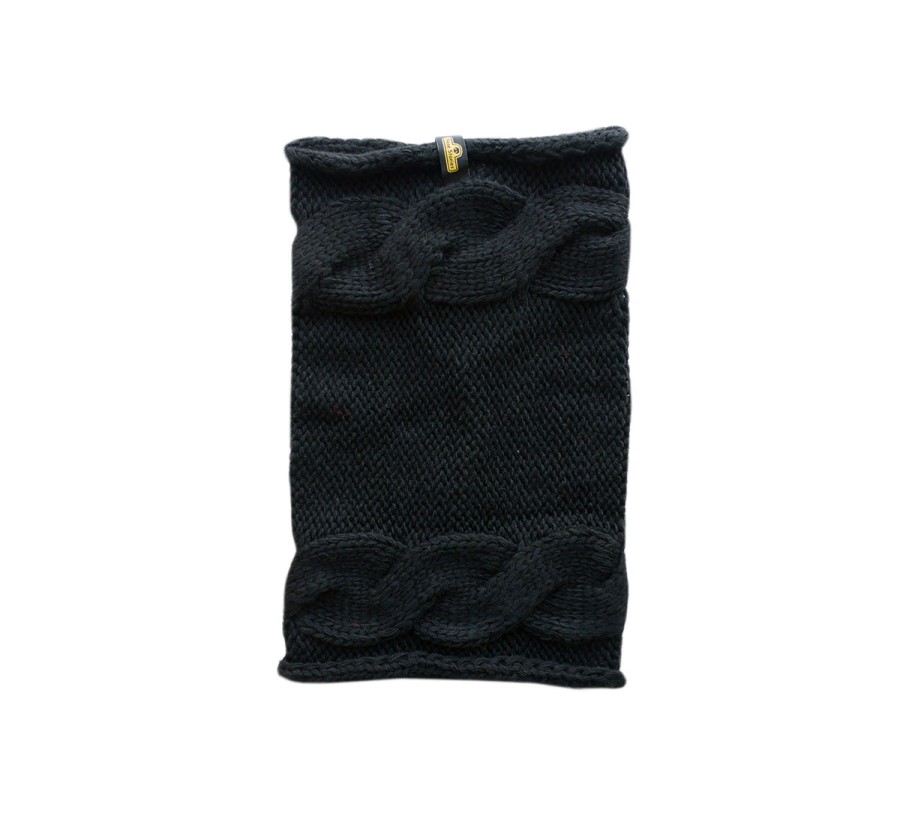 Szalik/komin/snood dla psa Warkocz duży czarny Szalik/komin/snood dla psa Warkocz duży czarny