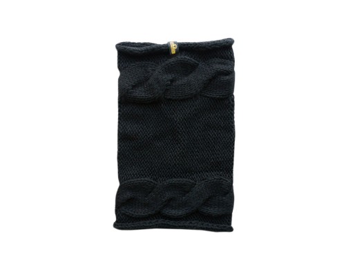 Szalik/komin/snood dla psa Warkocz duży czarny