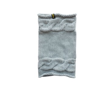 Szalik/komin/snood  dla psa Warkocz mały szary