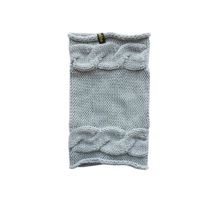 Szalik/komin/snood dla psa Warkocz mały szary Szalik/komin/snood dla psa Warkocz mały szary