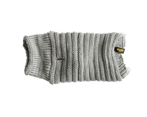 Sweterek dla psa Slim szary melanż XL
