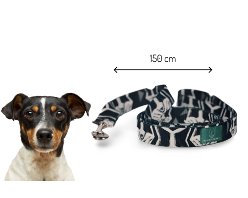 Smycz dla psa męski wzór LISY