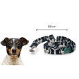 Smycz dla psa męski wzór LISY Smycz dla psa męski wzór LISY