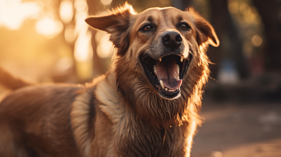 użycie naturalnej pasty do zębów dla psa daje zdrowy uśmiech psa